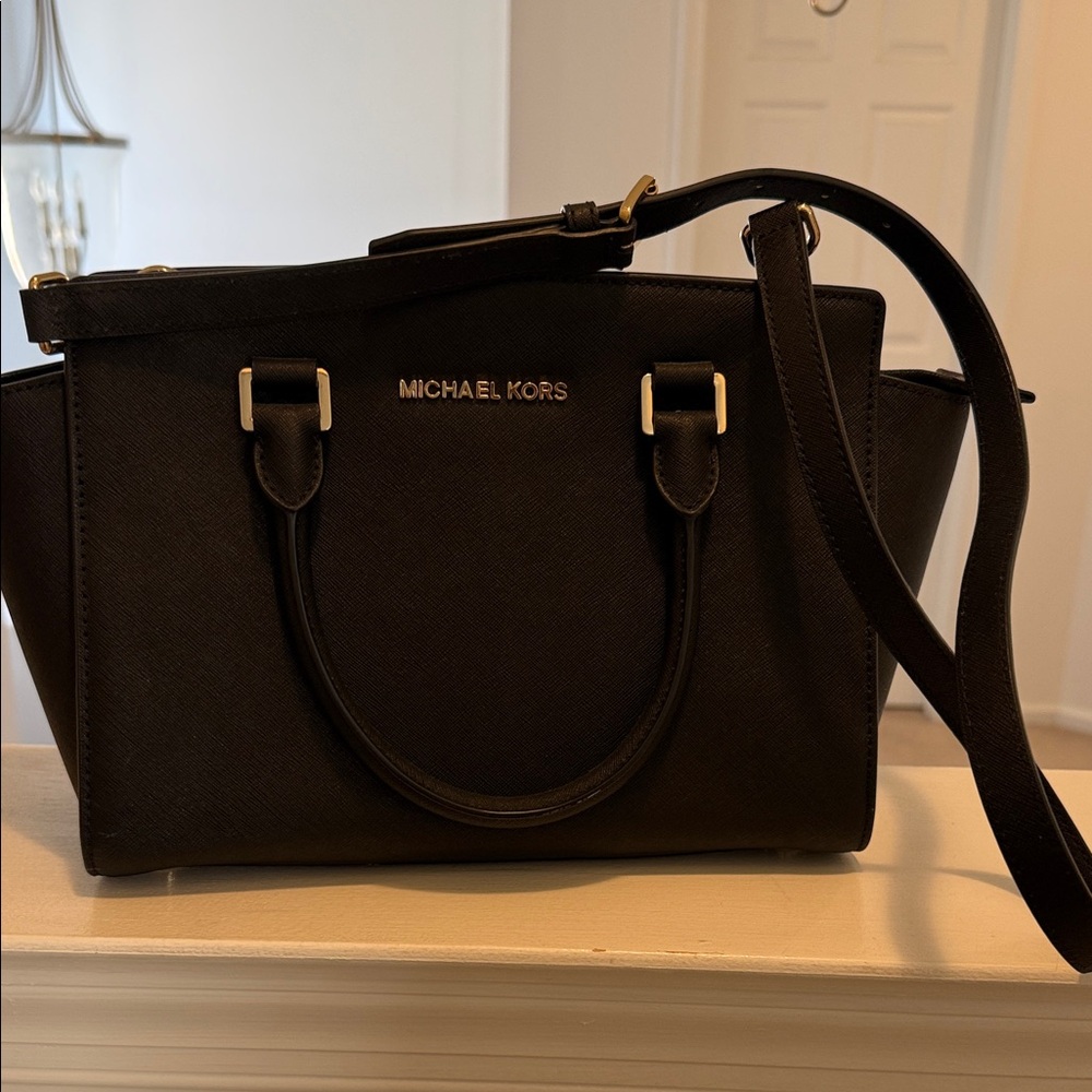 Michael Kors Black Satchel Bag